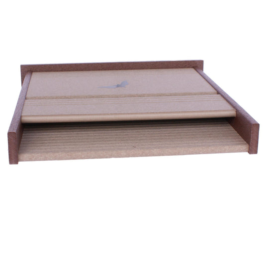 Amish-made 20 colony bat house crafted from eco-friendly poly lumber, designed to attract and shelter bats naturally.