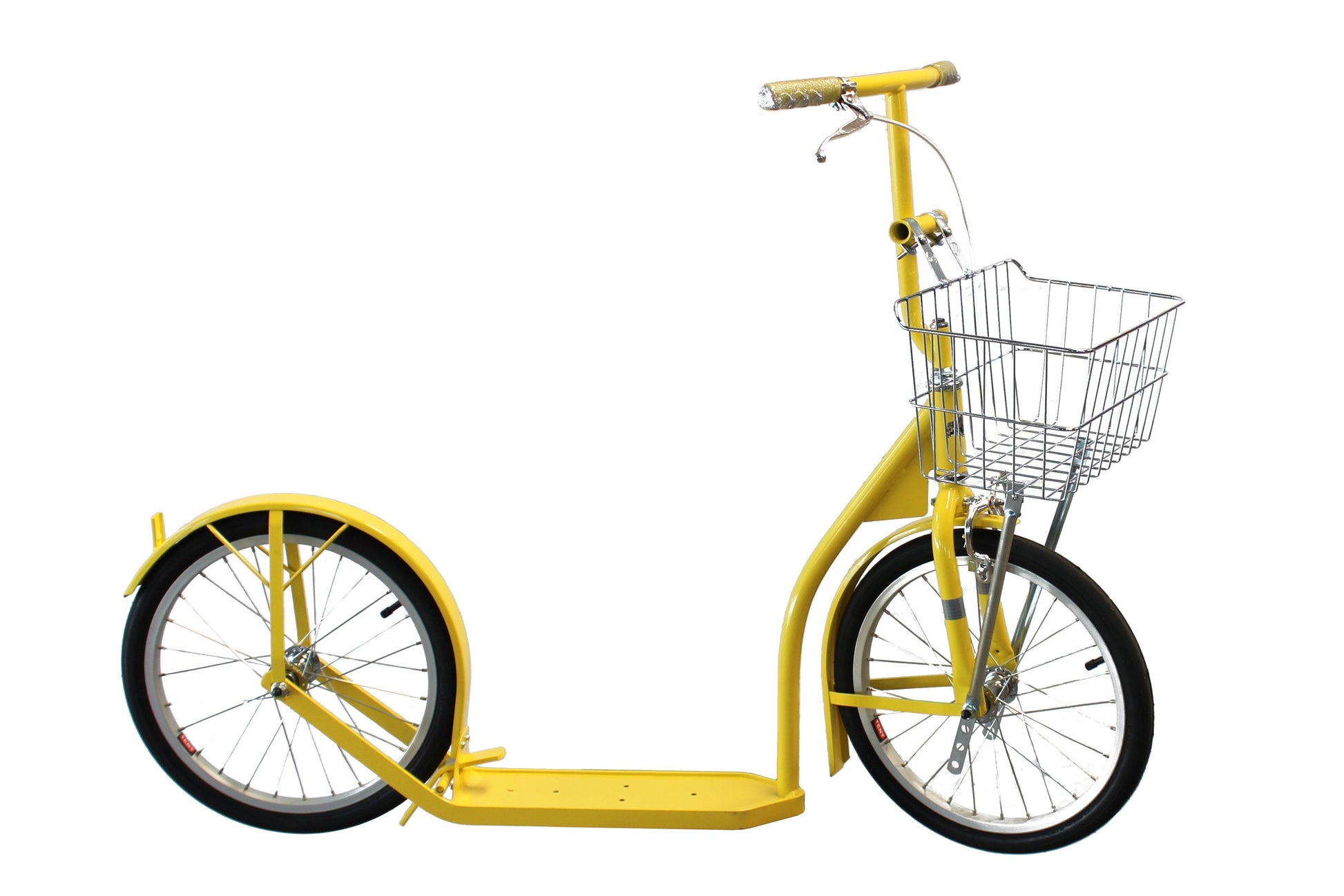 Amish-Made Deluxe Kick Scooter Bike for big kids, model 1660, with sturdy frame and handlebar, designed for outdoor sports and riding fun.