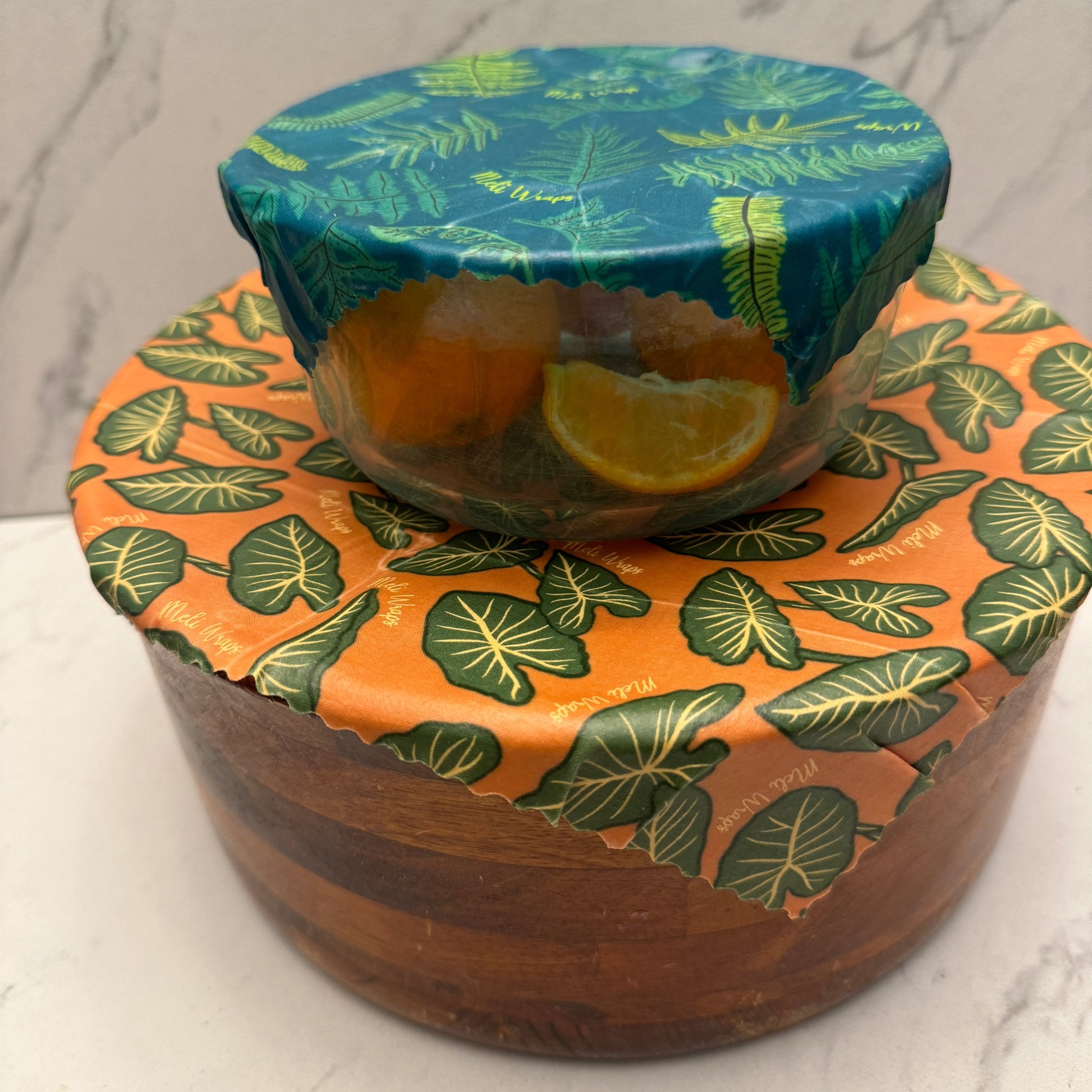 Beeswax Wrap Bulk Roll - Fern Print - Blessings Grow Meadows