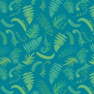 Beeswax Wrap Bulk Roll - Fern Print - Blessings Grow Meadows