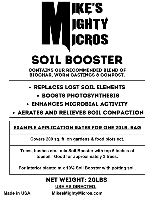 Mike's Mighty Micros Soil Booster - Blessings Grow Meadows