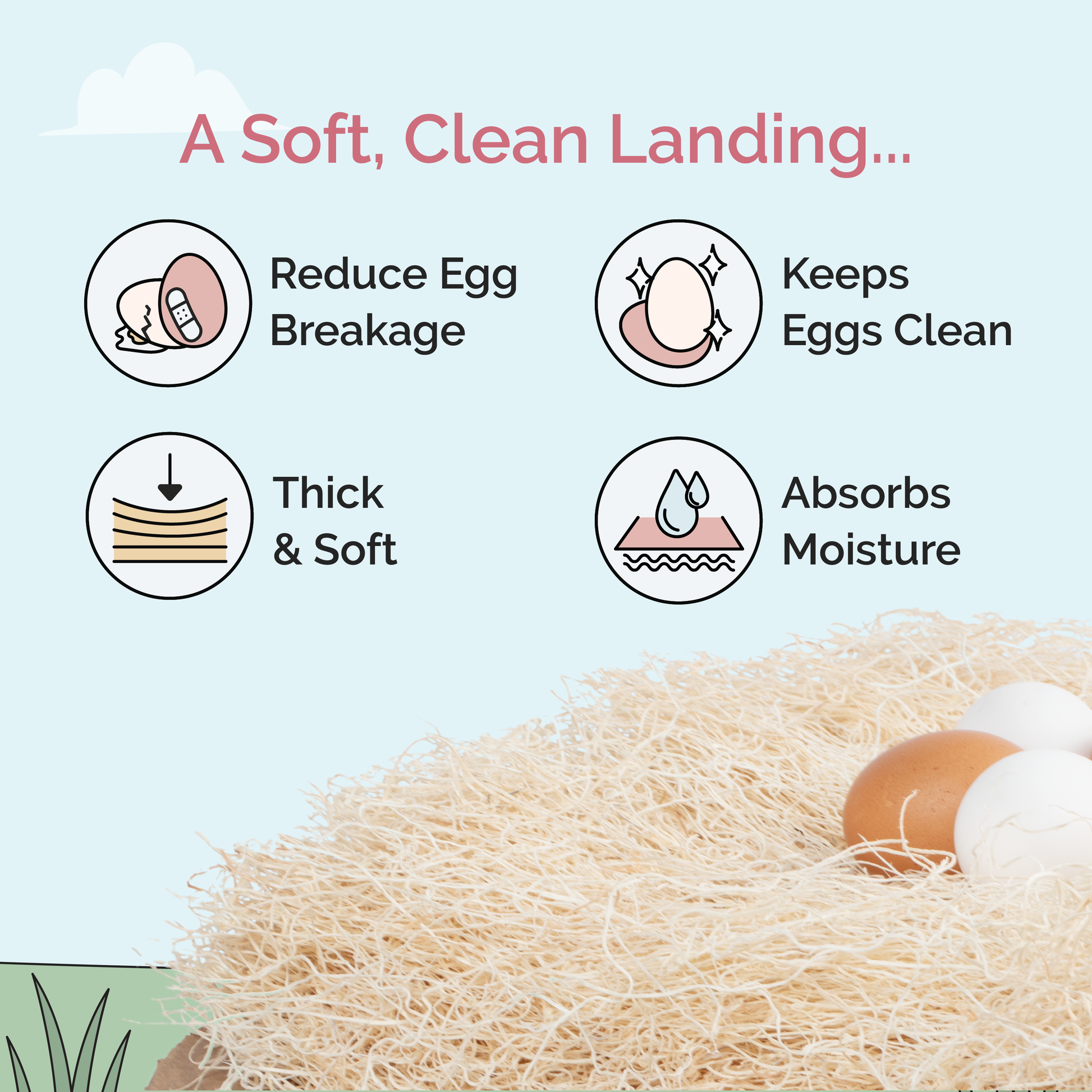 Chicken Nesting Pads - Blessings Grow Meadows