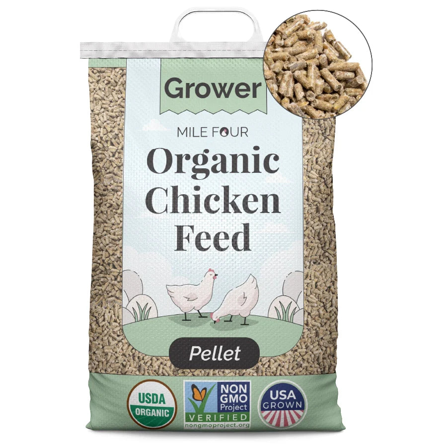 Grower Organic Chicken Feed - Blessings Grow Meadows