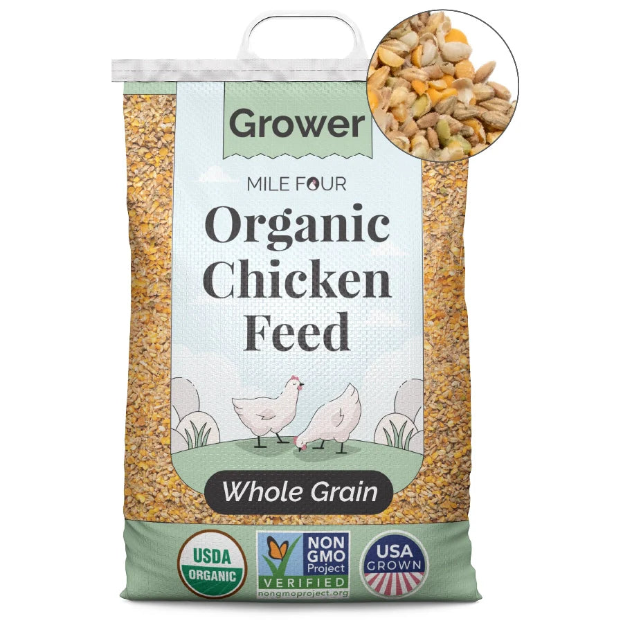 Grower Organic Chicken Feed - Blessings Grow Meadows