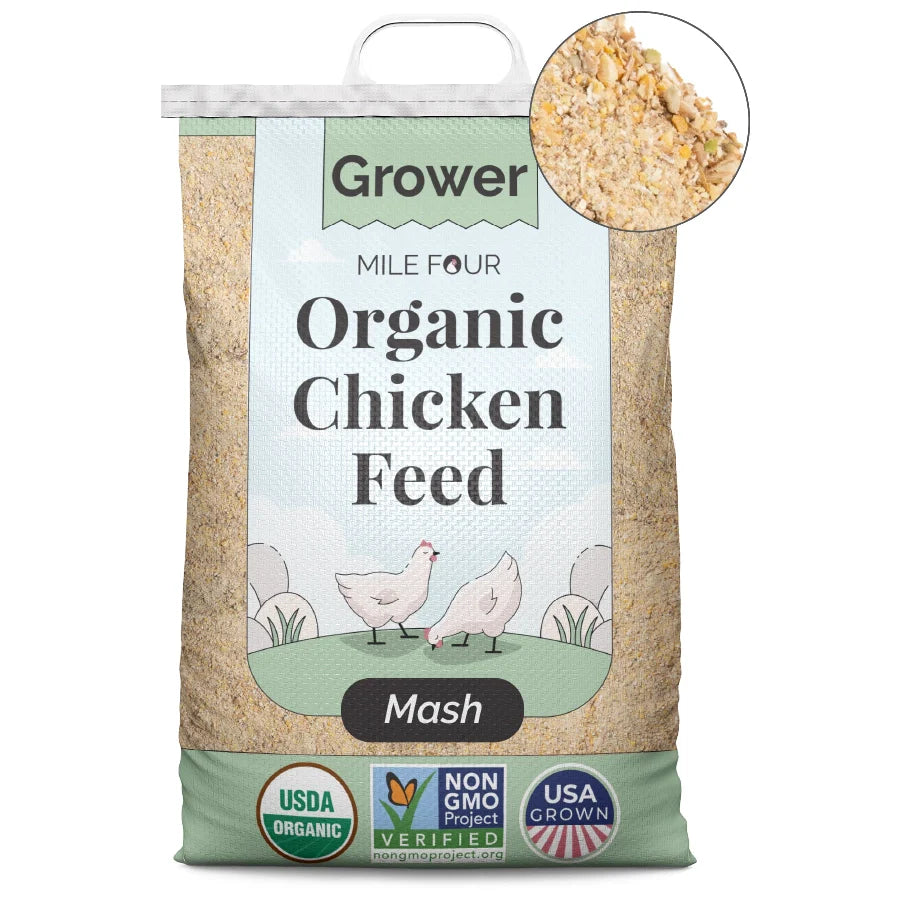 Grower Organic Chicken Feed - Blessings Grow Meadows