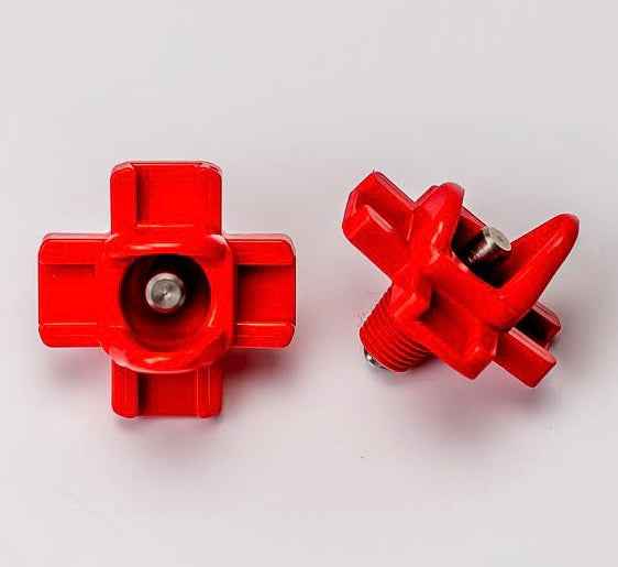 Horizontal freeze-free watering nipples for chickens, durable plastic design by My Pet Chicken, ideal for poultry watering systems.