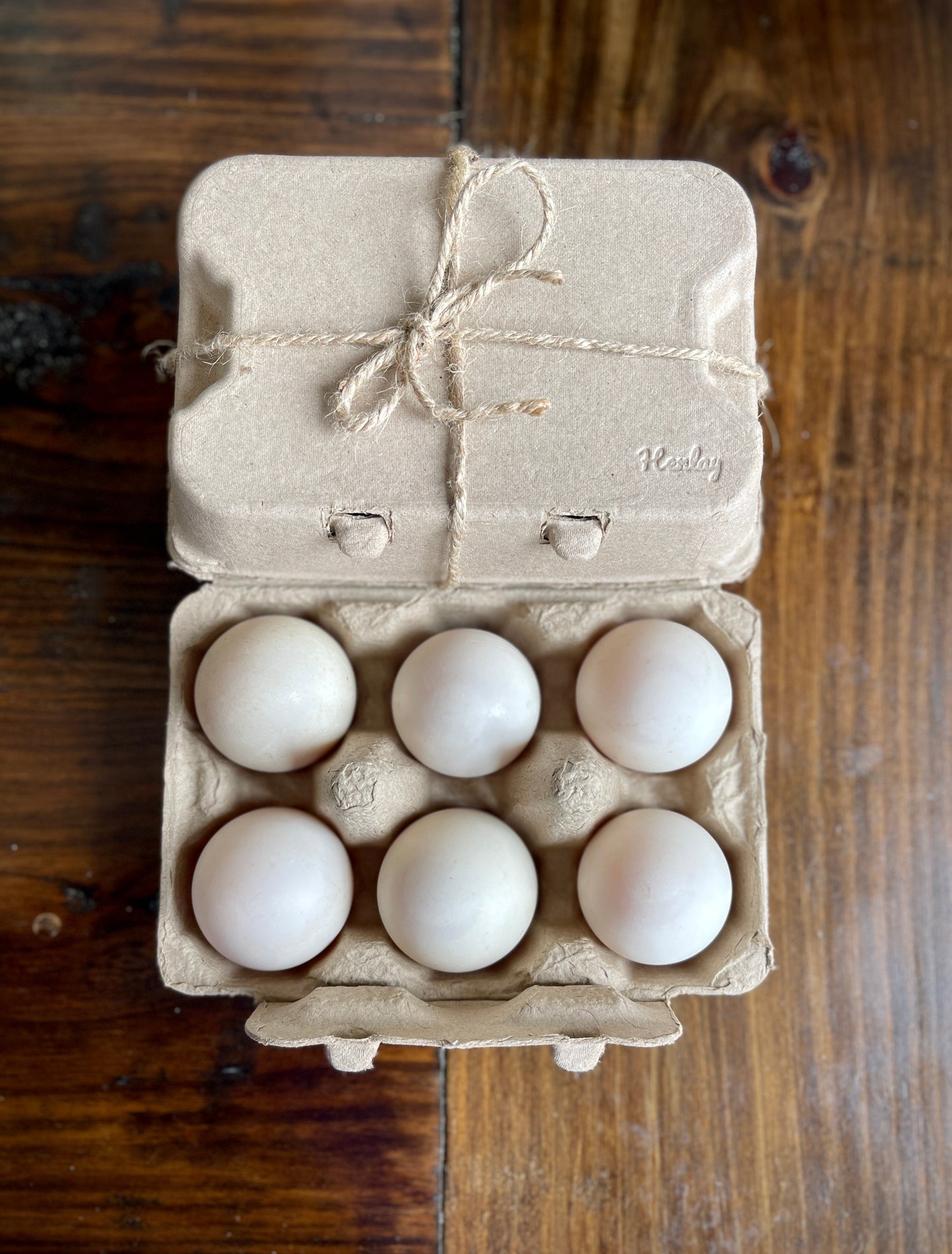 Henlay Duck Egg Cartons - Holds Half Dozen Jumbo Eggs- Blank Flat Top, 2 colors, 20 or 100 - Blessings Grow Meadows