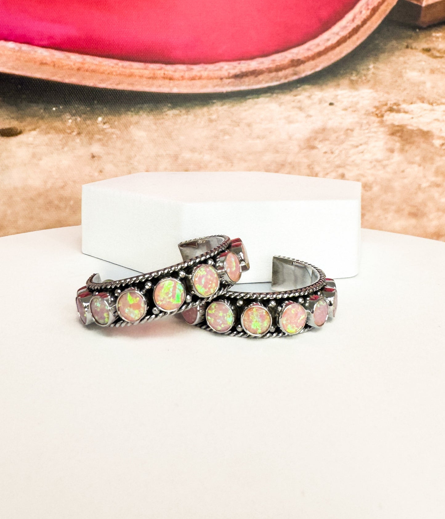 Opal Hoops - Blessings Grow Meadows -