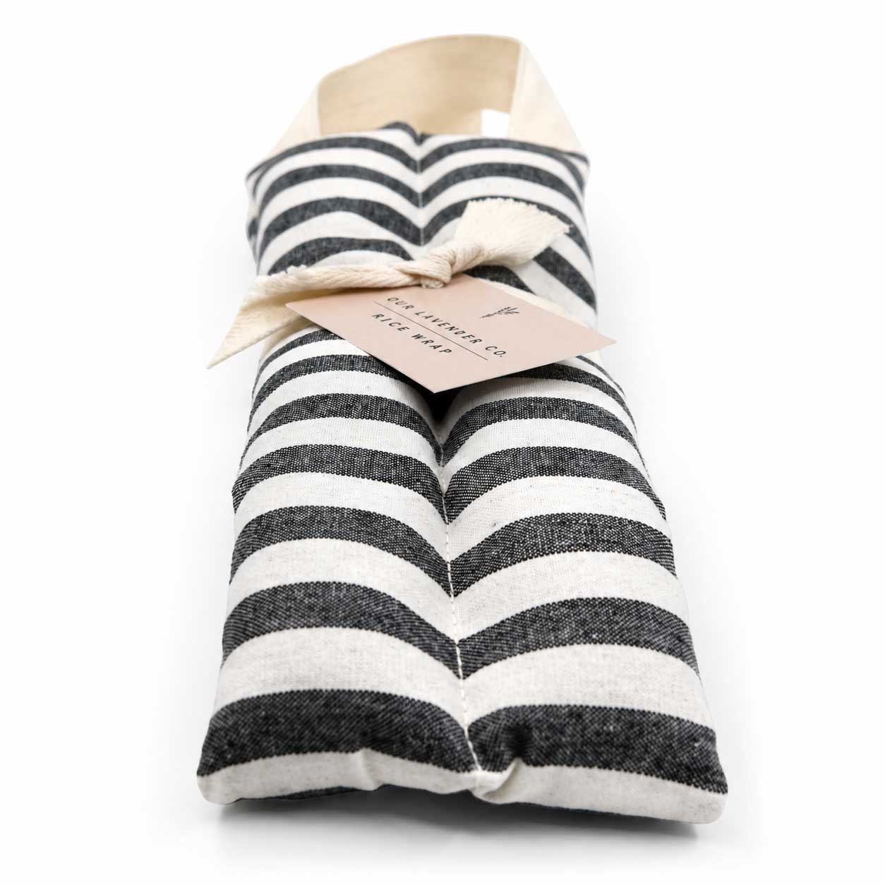 Lavender neck wrap heating pad by Our Lavender Co, 28x4 inches, soft fabric, designed for soothing neck and shoulder comfort.