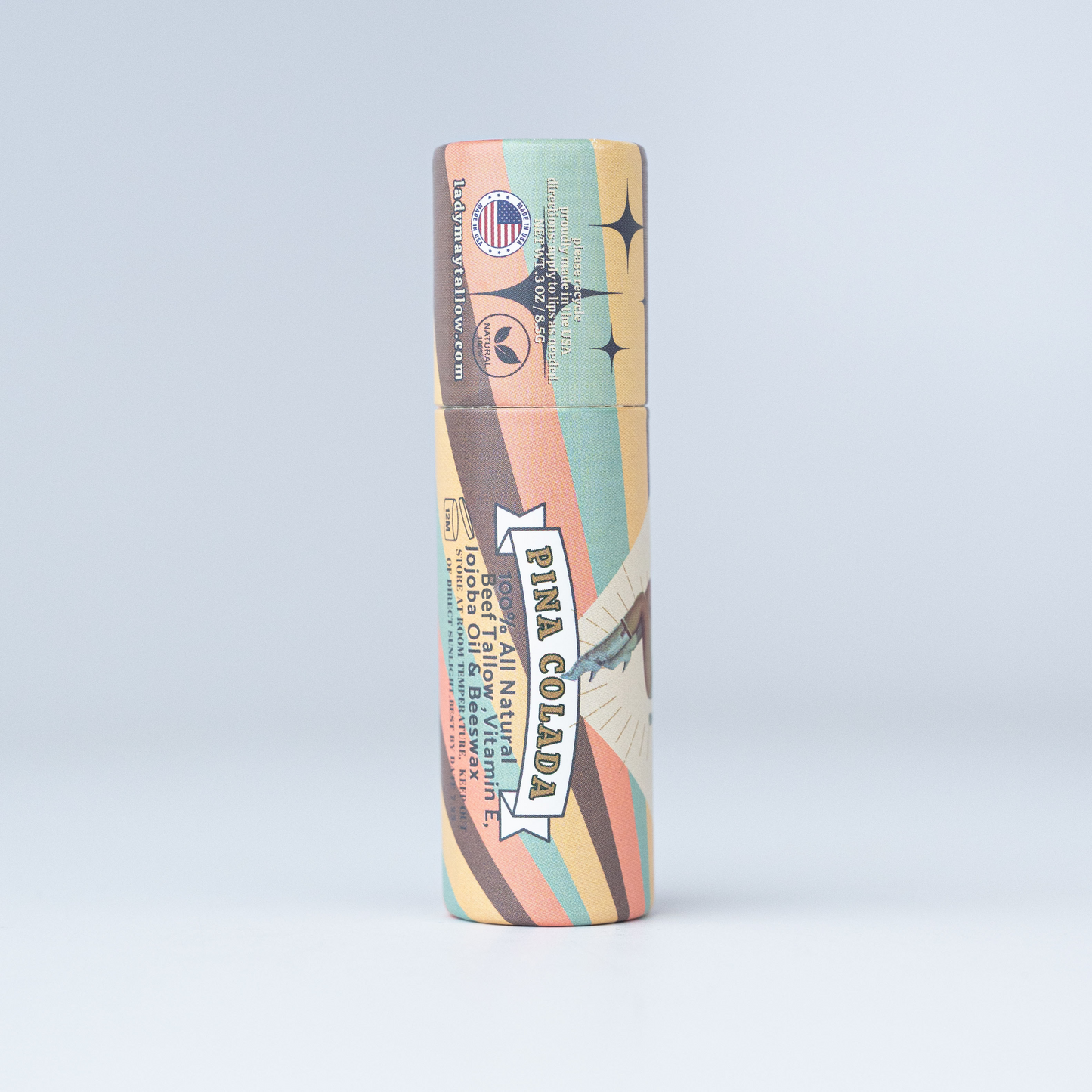 Lady May Tallow Lip Balm | All Natural Beef Tallow Lip Balm - Blessings Grow Meadows