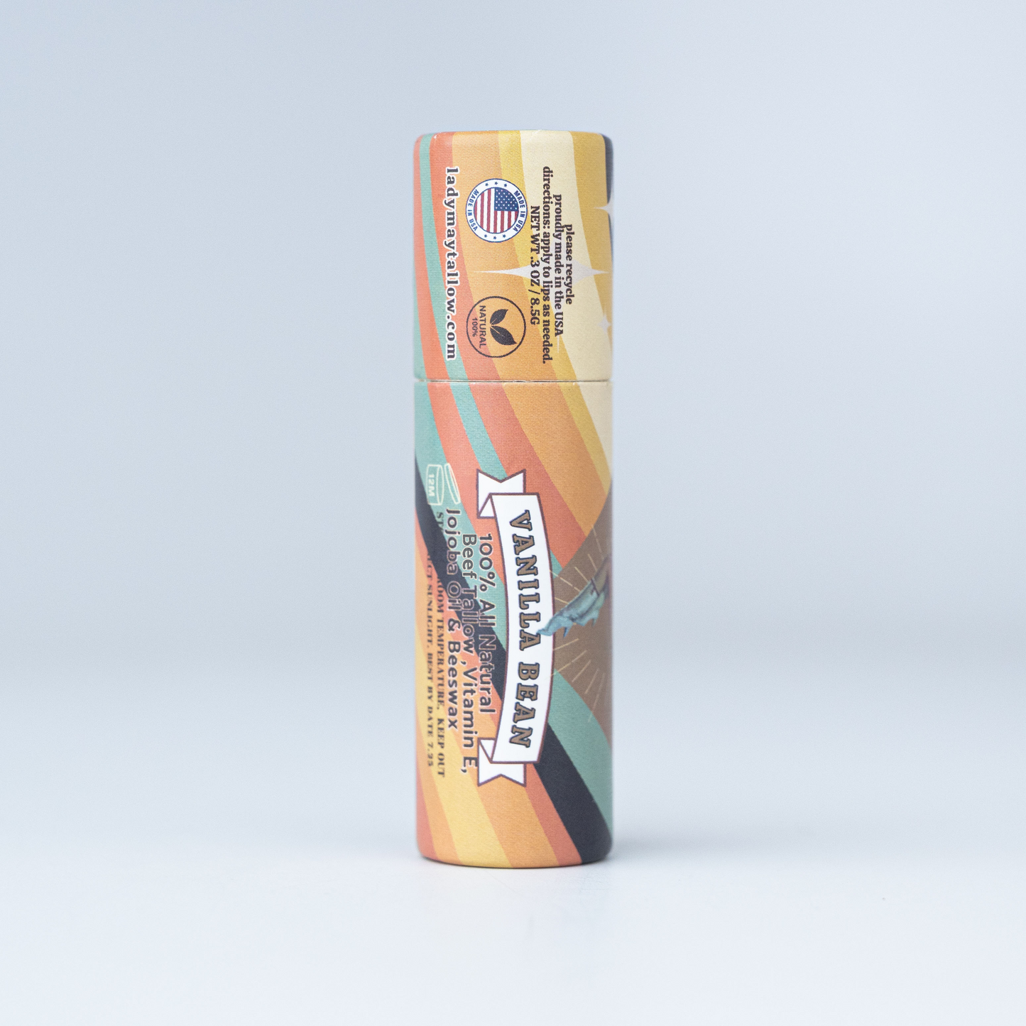 Lady May Tallow Lip Balm | All Natural Beef Tallow Lip Balm - Blessings Grow Meadows