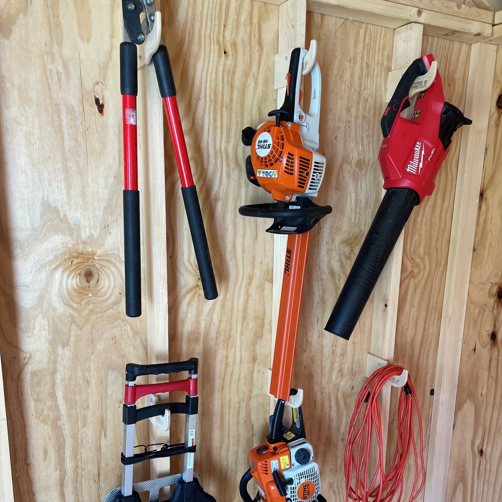 Complete Shed Organization Kit – Yard & Garden Tool Storage System - Blessings Grow Meadows