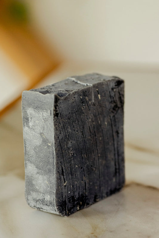 Large NO TOX LIFE Underarm Detox Bar body soap with natural ingredients, shown with the bar and packaging.