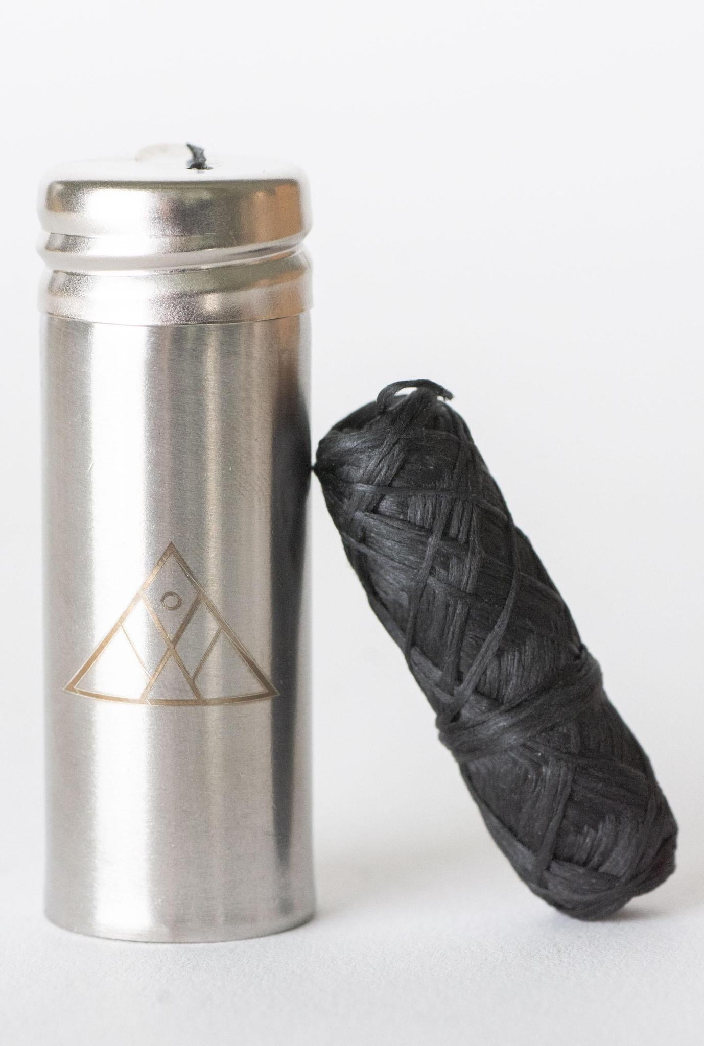 Charcoal Floss - Stainless Steel Holder - No Tox Life® - Blessings Grow Meadows