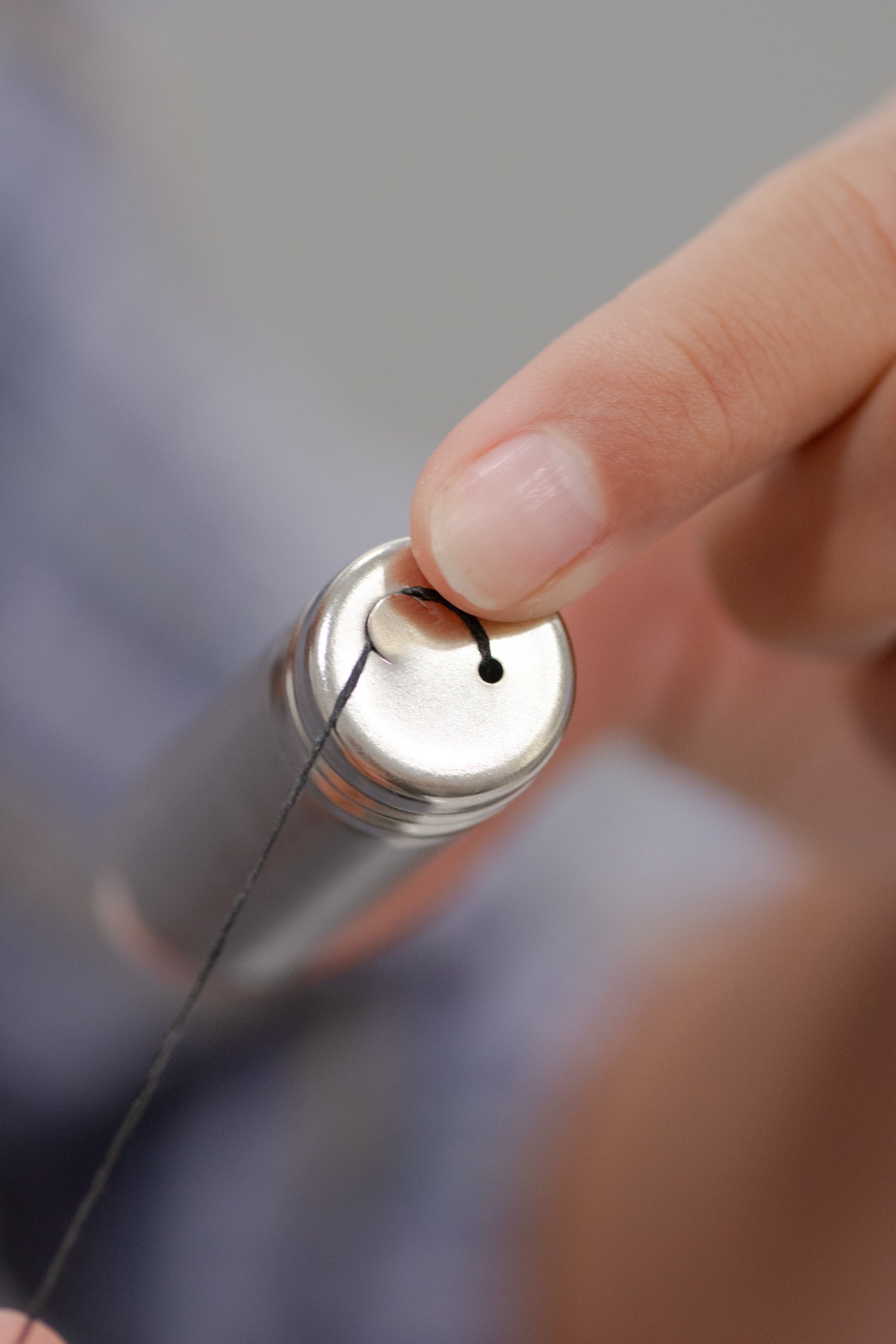 Charcoal Floss - Stainless Steel Holder - No Tox Life® - Blessings Grow Meadows