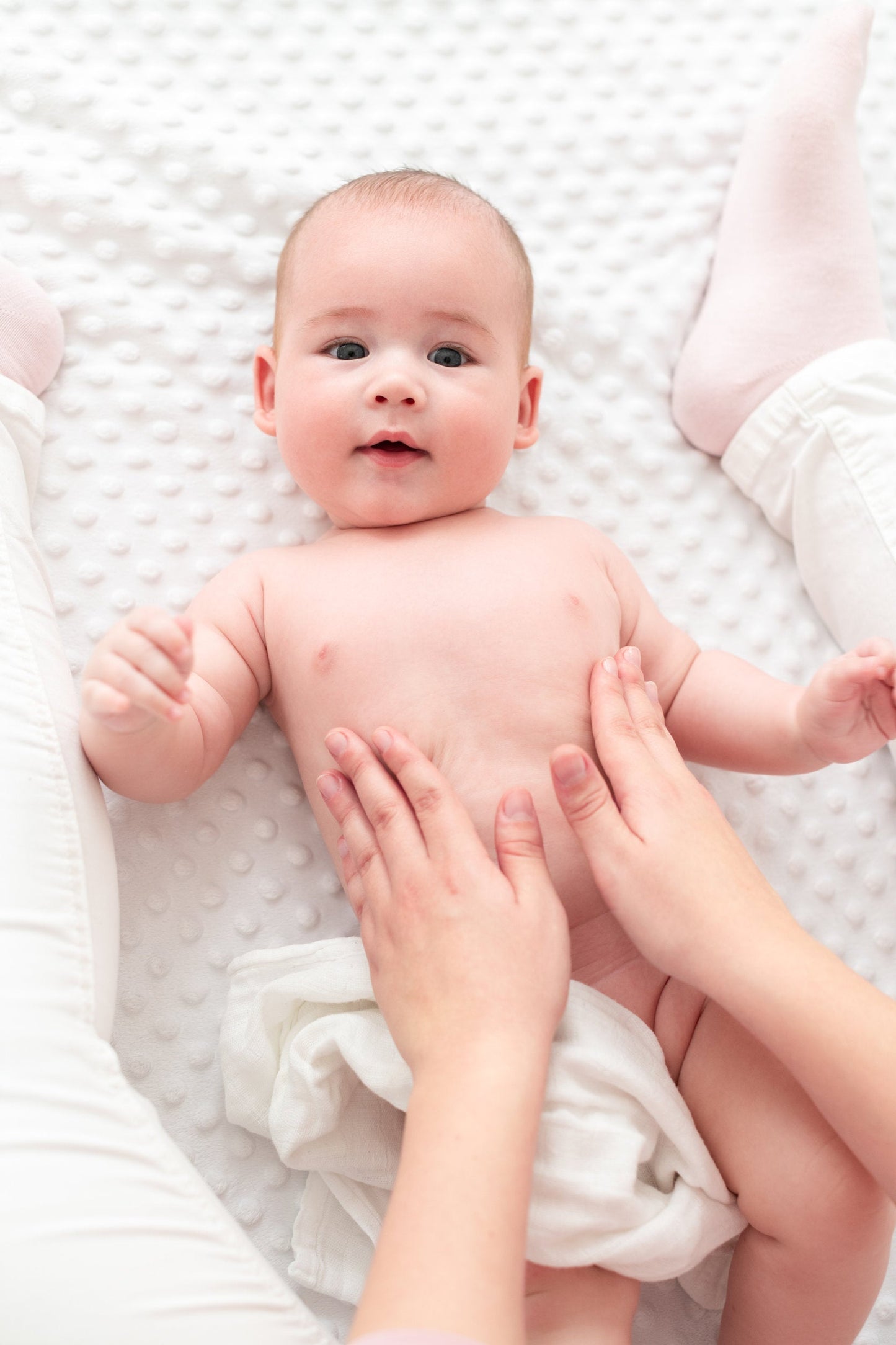 Organic handmade baby lotion by Sweet Harvest Farms, gentle and nourishing for babies and toddlers, in a soft, natural packaging.