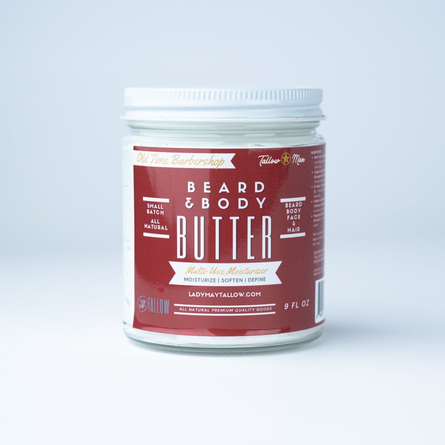 Tallow Man Men’s Beard Butter Trio Gift Box | 100% Natural Tallow - Blessings Grow Meadows