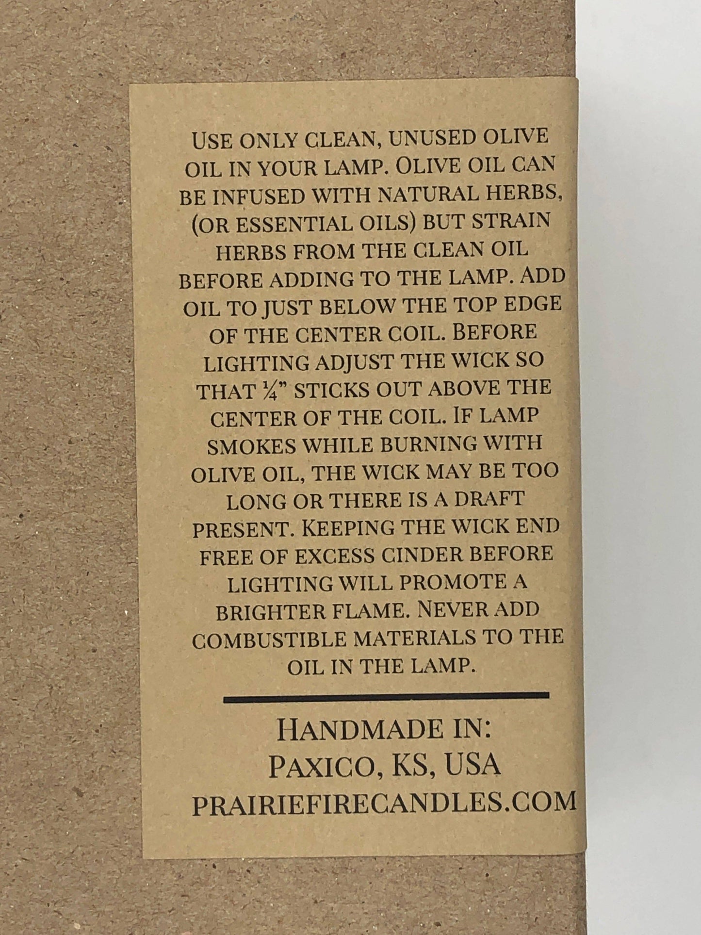 Olive Oil Candle Lamp - Emergency Backup - Power Outage - Blessings Grow Meadows