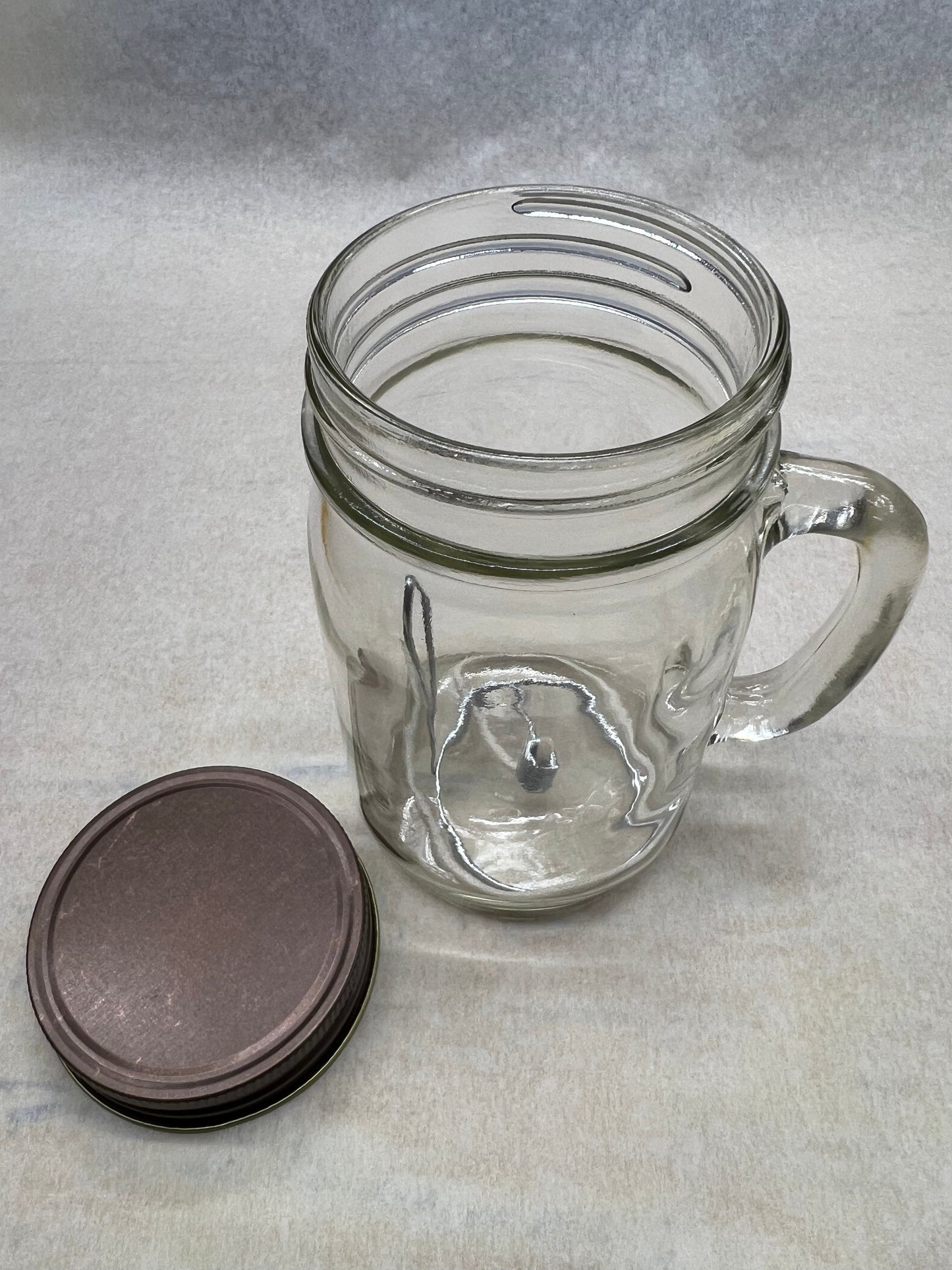 Olive Oil Candle Lamp - Handle Mason Jar - Emergency Backup - Power Outage - Blessings Grow Meadows