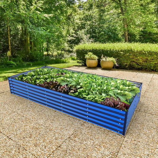 Olle Gardens 17" Tall Rectangle Infinity Raised Garden Bed - Blessings Grow Meadows