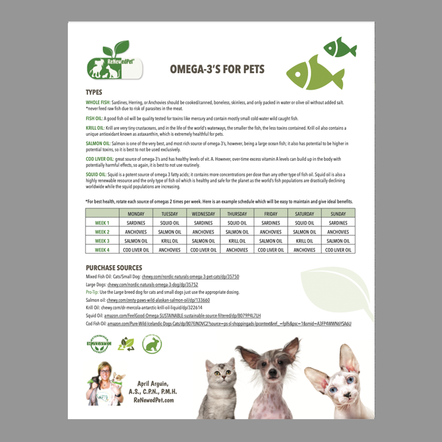 Omega 3 Fatty Acids for Pets - Blessings Grow Meadows
