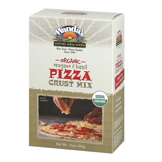 Wanda's Organic Oregano & Basil Pizza Crust Mix | 15 oz | Heartland Gourmet | 1376 - BuyNebraska.com ~ Blessings Grow Meadows