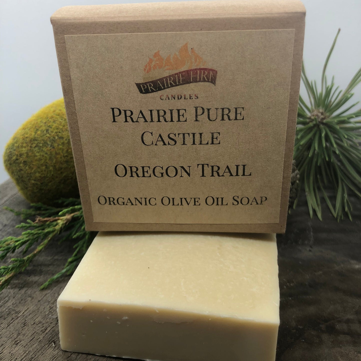Oregon Trail Real Castile Organic Olive Oil Soap for Sensitive Skin - Dye Free - 100% Certified Organic Extra Virgin Olive Oil - Blessings Grow Meadows