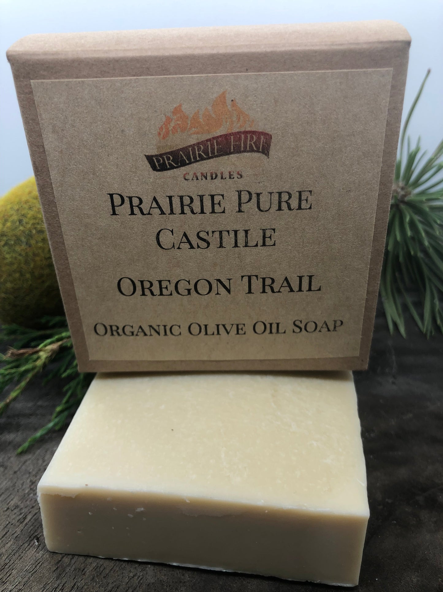 Oregon Trail Real Castile Organic Olive Oil Soap for Sensitive Skin - Dye Free - 100% Certified Organic Extra Virgin Olive Oil - Blessings Grow Meadows