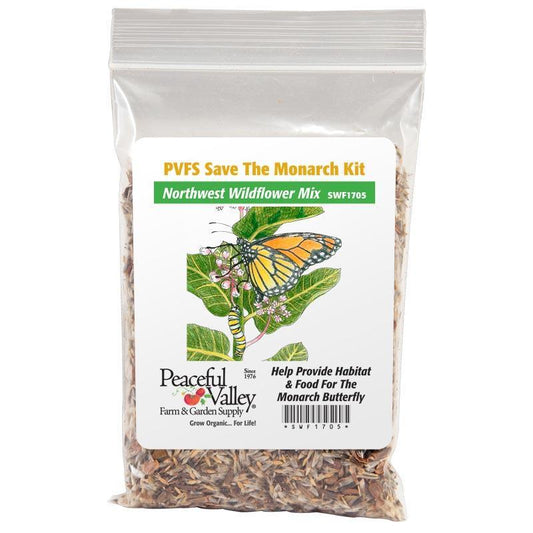 Peaceful Valley Save the Monarch Kit - Northwest (1/8 lb) - Blessings Grow Meadows