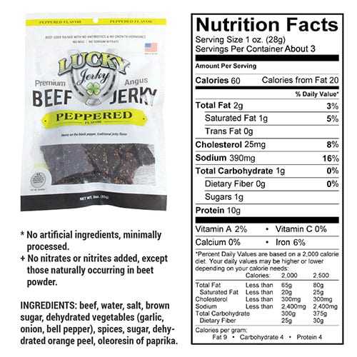 Black Pepper Beef Jerky | 3 oz | Nebraska Star Beef - BuyNebraska.com ~ Blessings Grow Meadows