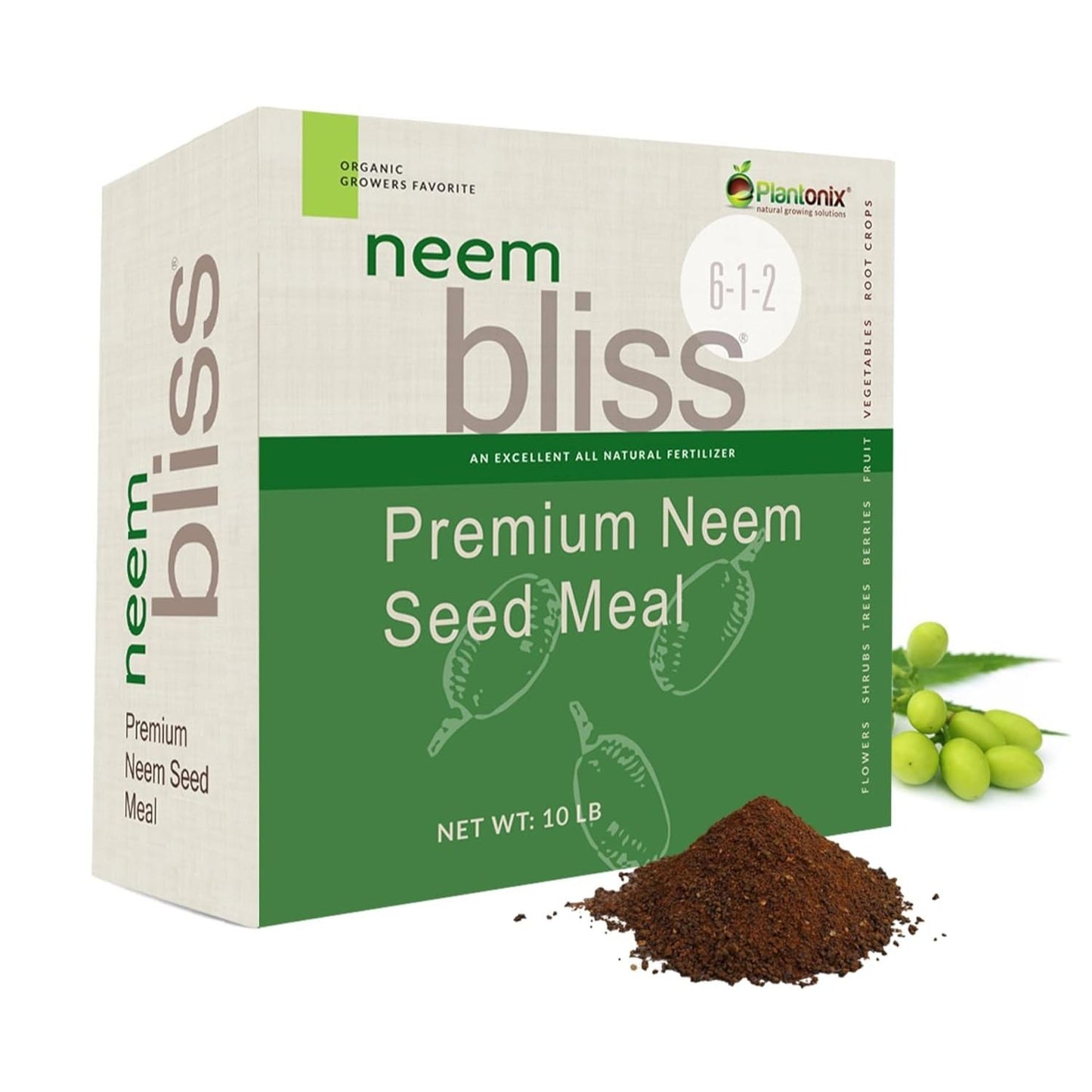 Neem Bliss Meal - Neem Seed Meal/ Cake - Blessings Grow Meadows