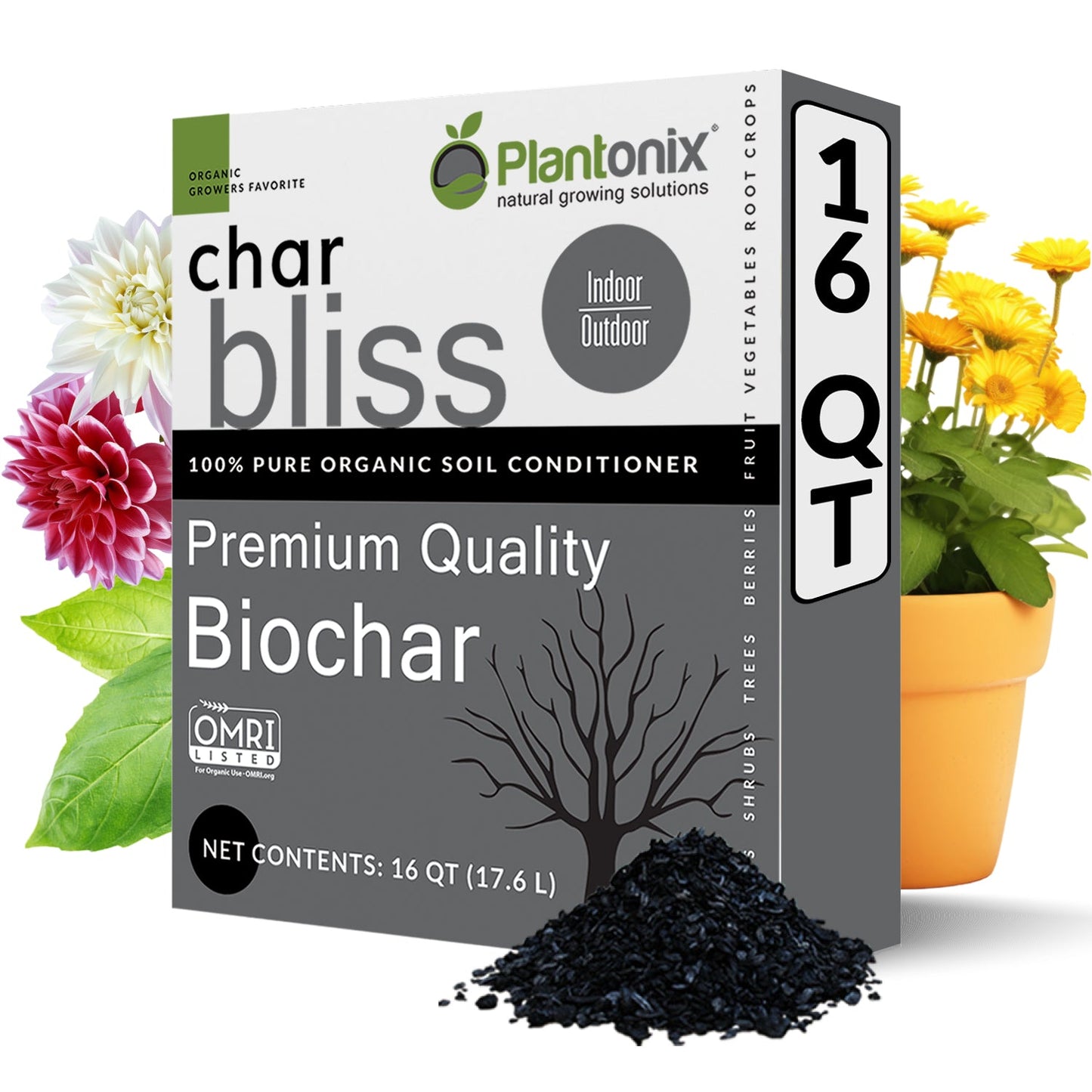 Char Bliss - Premium Biochar Soil Amendment - Blessings Grow Meadows