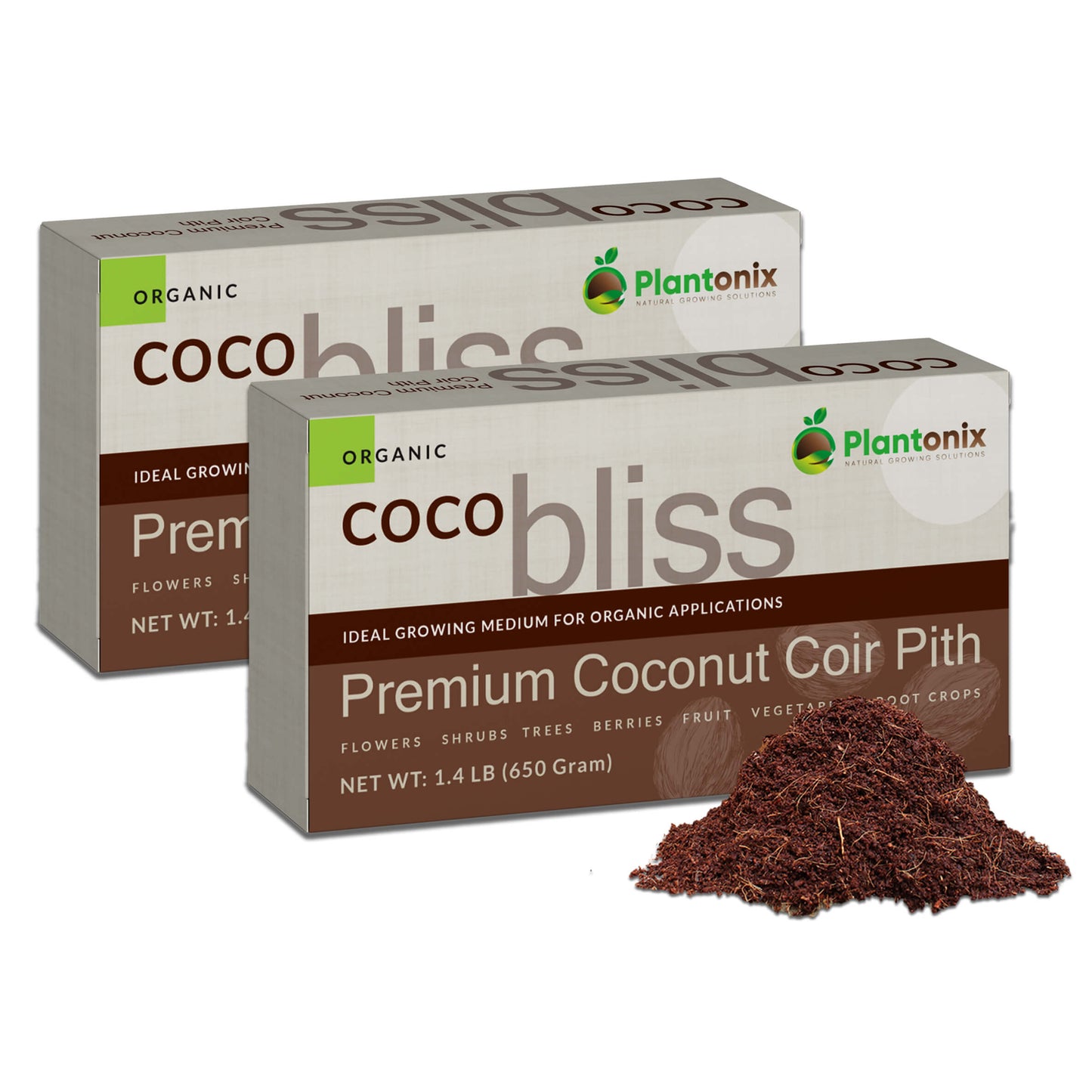 Coco Bliss - 650g Coco Coir Bricks - Blessings Grow Meadows