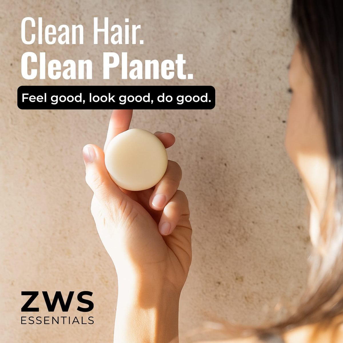 ZeroWasteStore.com shampoo and conditioner bar duo with simply unscented, plastic-free hair care for clean hair and eco-friendly living.