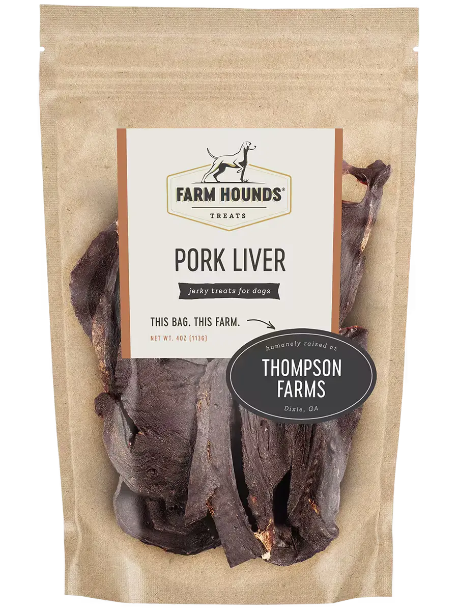 Fresh pork liver from Farm Hounds, showcasing the organic pork liver organs with visible texture and rich color.