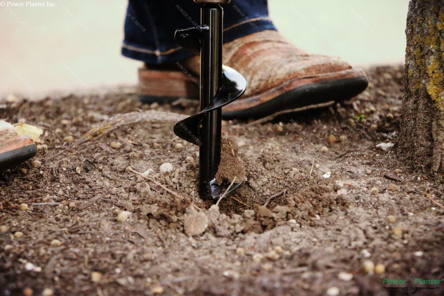 Flower Planting Auger & Grass Plug Tool (2" x 7") - Blessings Grow Meadows