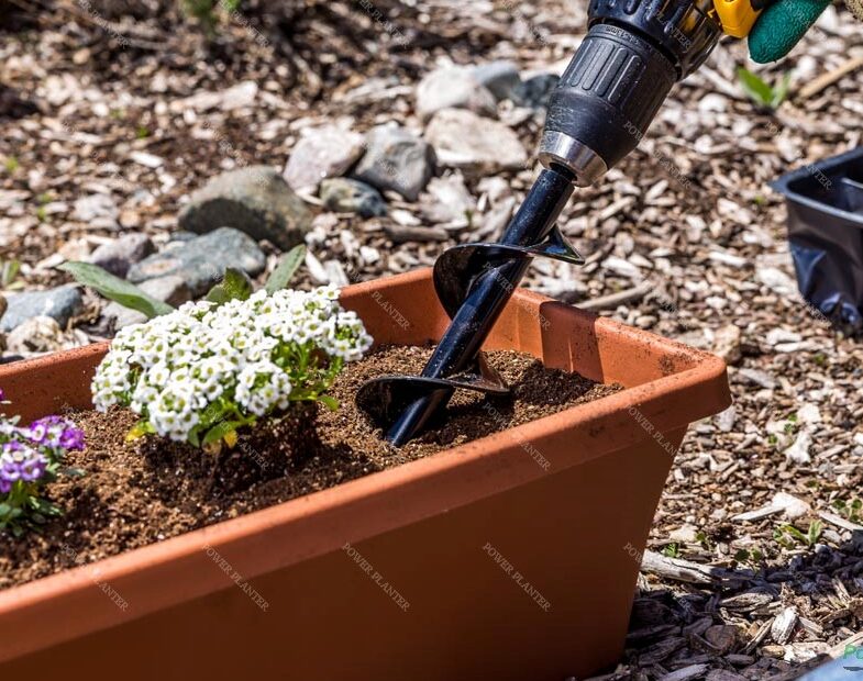 Flower Planting Auger & Grass Plug Tool (2" x 7") - Blessings Grow Meadows