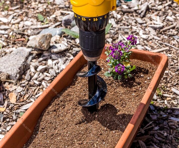 Flower Planting Auger & Grass Plug Tool (2" x 7") - Blessings Grow Meadows