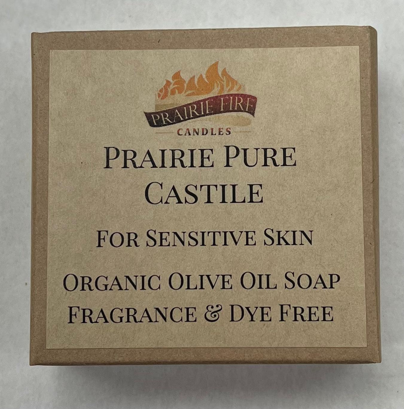 Pure Real Castile - (3 Pack) - Organic Olive Oil Soap for Sensitive Skin - Fragrance Free and Dye Free - 100% Certified Organic Extra Virgin Olive Oil - Blessings Grow Meadows