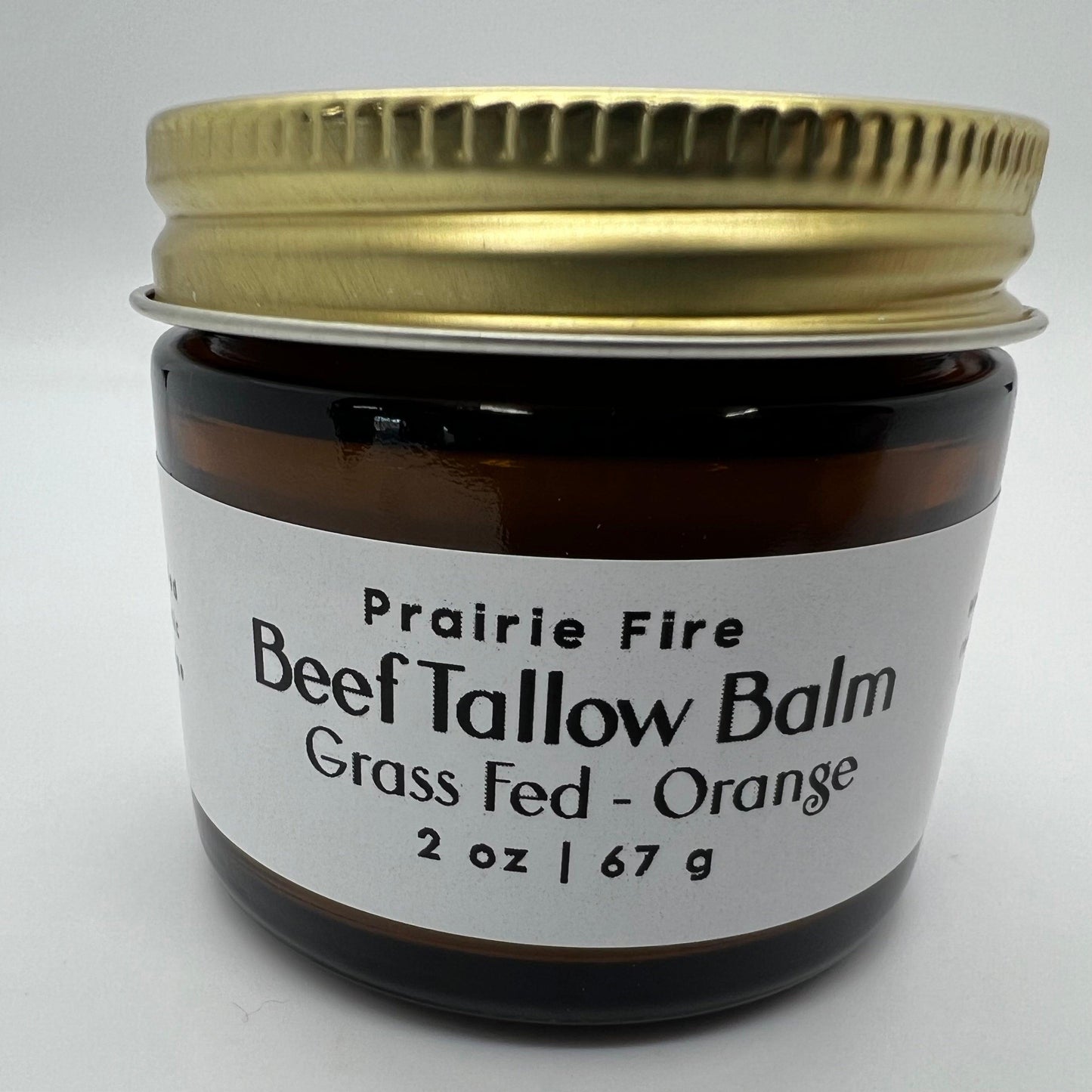 Prairie Fire Tallow Beef Tallow Balm 2 oz moisturizer with organic grass-fed, finished tallow for nourishing, fragrance-free skin care.
