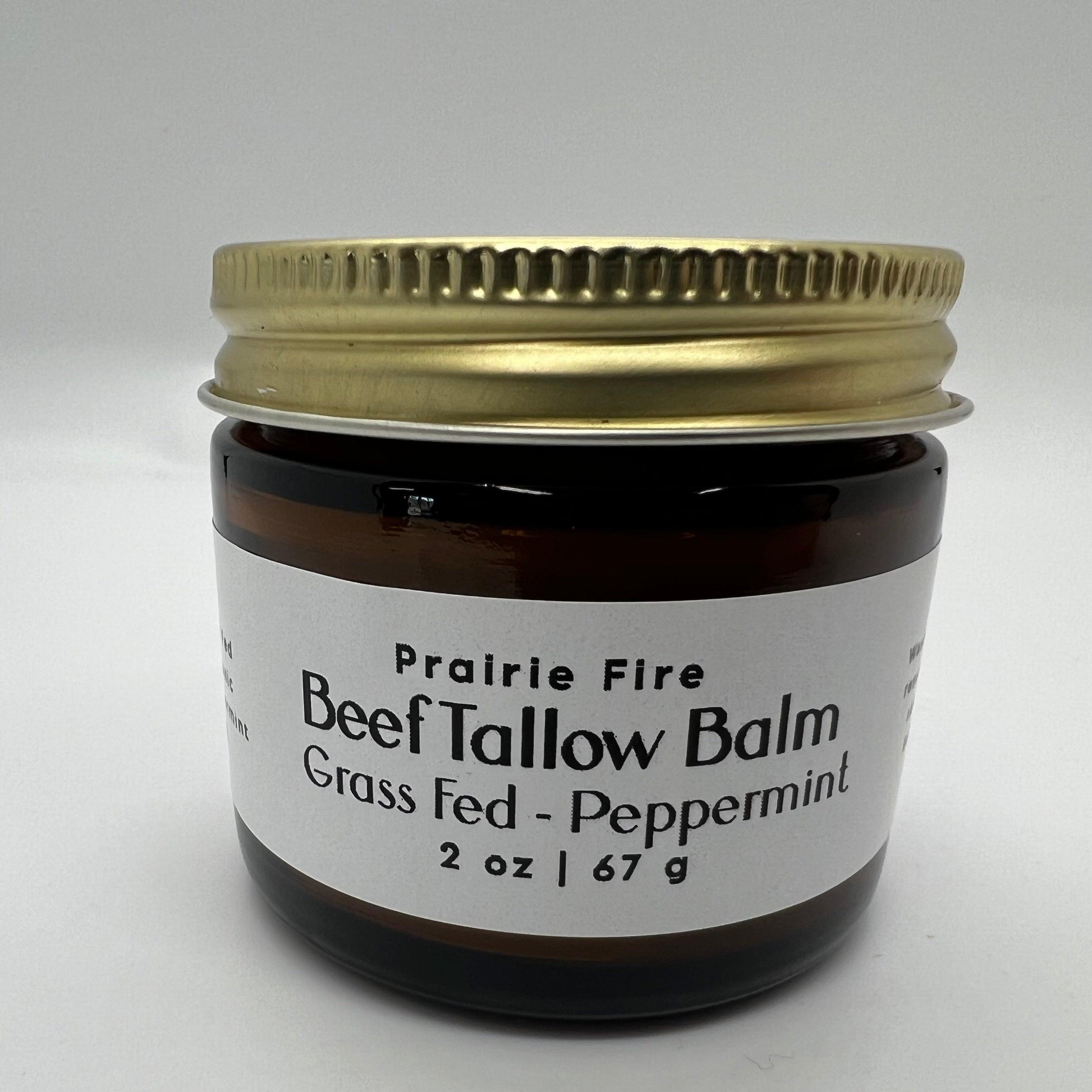 Beef Tallow Balm - 2 oz - Grown and Made in USA - Organic Grass Fed and Finished Tallow - Moisturizing Skin Care - Blessings Grow Meadows