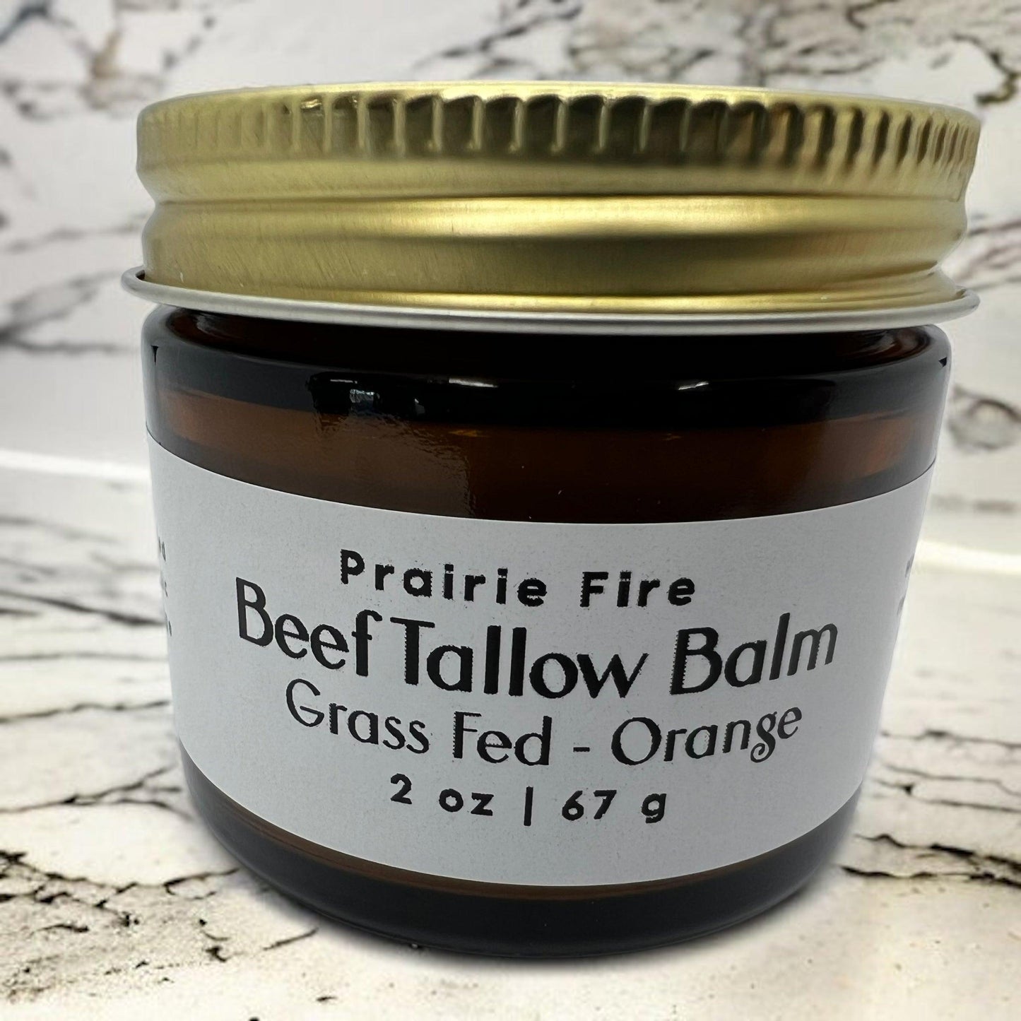 Beef Tallow Balm - 2 oz - Grown and Made in USA - Organic Grass Fed and Finished Tallow - Moisturizing Skin Care - Blessings Grow Meadows