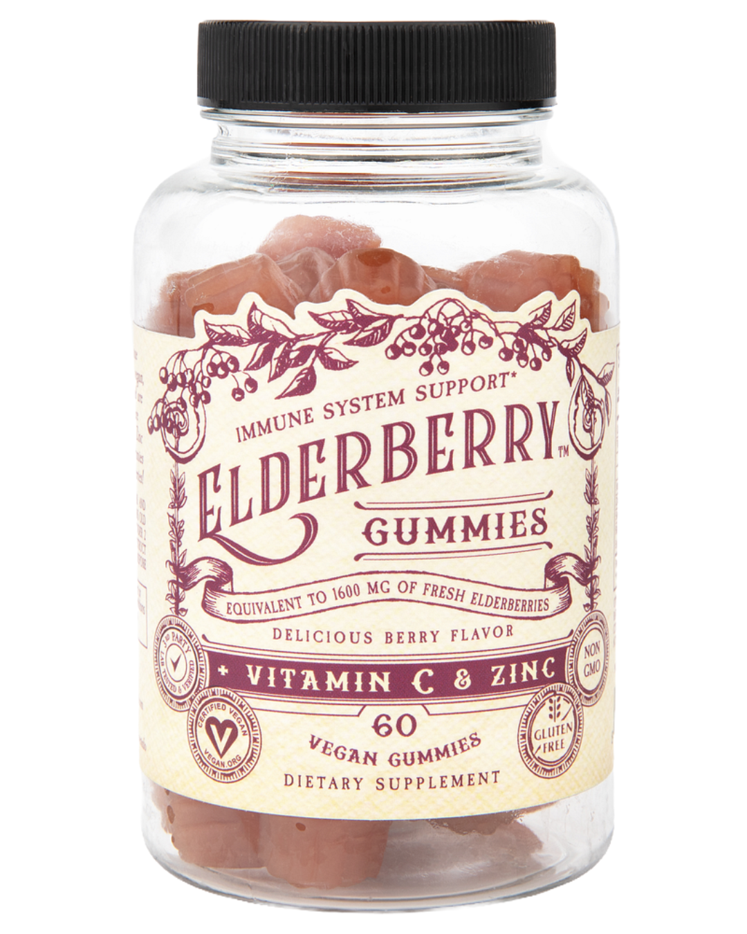 Elderberry Gummies + Vitamin C & Zinc - Blessings Grow Meadows