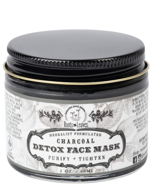 Charcoal Detox Face Mask - Roots and Leaves LLC ~ Blessings Grow Meadows