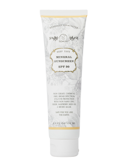 Reef Safe Vegan Mineral Face and Body Sunscreen with Tremella Mushroom - Blessings Grow Meadows