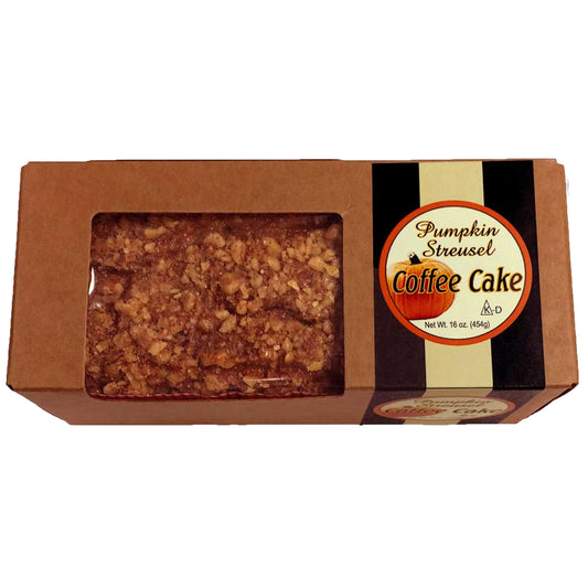 SALE | Pumpkin Streusel Coffee Cake | 16 oz | Beatrice Bakery - BuyNebraska.com ~ Blessings Grow Meadows