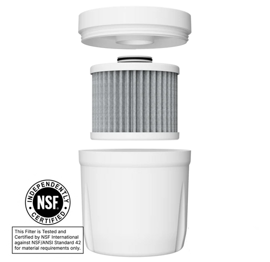 Pure XP Replacement Filter by Epic Water Filters USA, showing the compact filter design for clean drinking water.