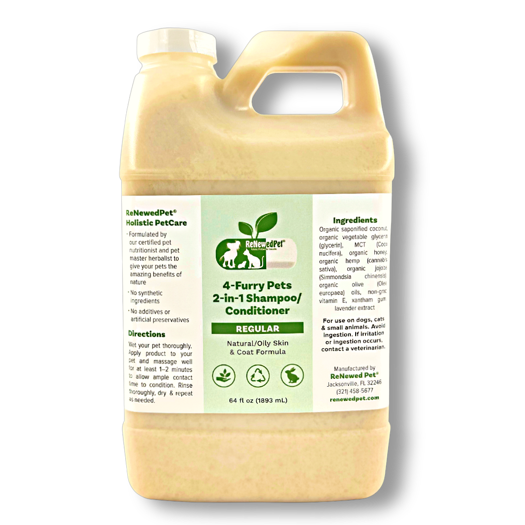 4-FURRY PETS 2-IN-1 *REGULAR SHAMPOO & CONDITIONER - Blessings Grow Meadows