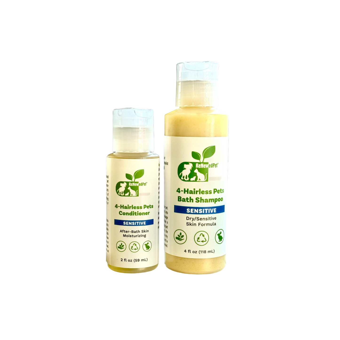 4-HAIRLESS PETS SENSITIVE SHAMPOO & CONDITIONER - Blessings Grow Meadows