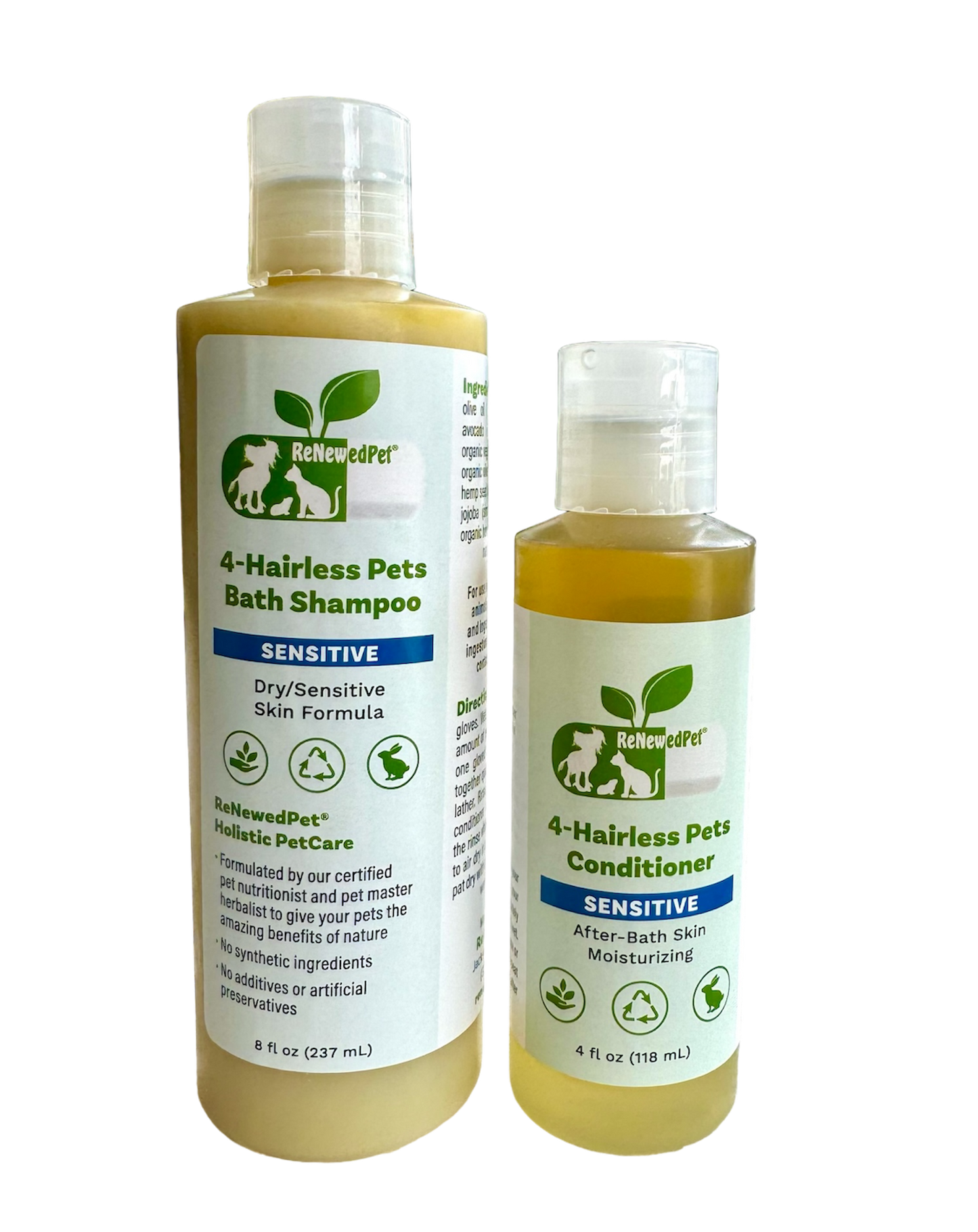 4-HAIRLESS PETS SENSITIVE SHAMPOO & CONDITIONER - Blessings Grow Meadows